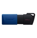 10994-Kingston Technology DataTraveler Exodia M unidad flash USB 64 GB USB tipo A 3.2 Gen 1 (3.1 Gen 1) Negro, Azul