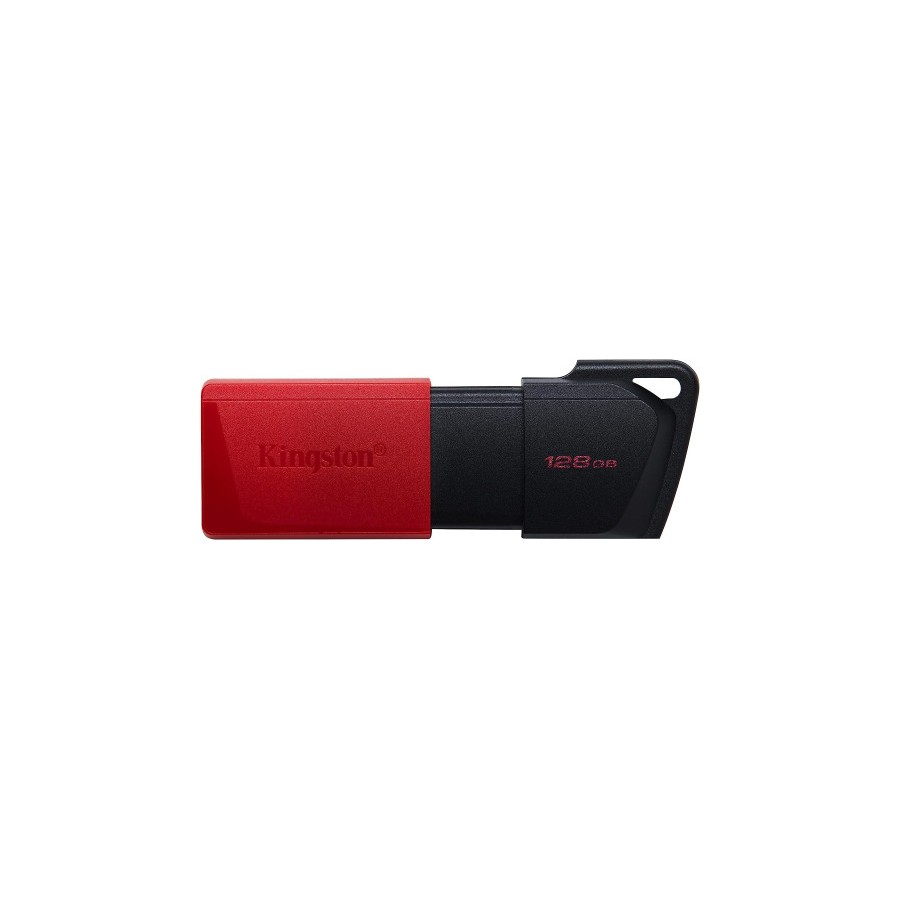 10996-KINGSTON 128GB USB3.2 GEN1 DATATRAVELER EXODIA M (BLACK + RED)
