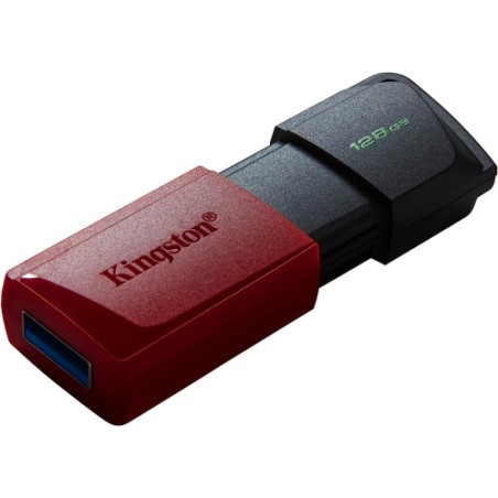 10997-KINGSTON 128GB USB3.2 GEN1 DATATRAVELER EXODIA M (BLACK + RED)