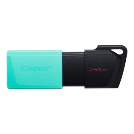 10998-Kingston Technology DataTraveler Exodia M unidad flash USB 256 GB USB tipo A 3.2 Gen 1 (3.1 Gen 1) Negro, Turquesa