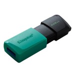 10999-Kingston Technology DataTraveler Exodia M unidad flash USB 256 GB USB tipo A 3.2 Gen 1 (3.1 Gen 1) Negro, Turquesa