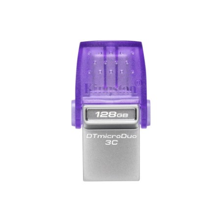 11007-Kingston Technology DataTraveler microDuo 3C unidad flash USB 128 GB USB Type-A / USB Type-C 3.2 Gen 1 (3.1 Gen 1)