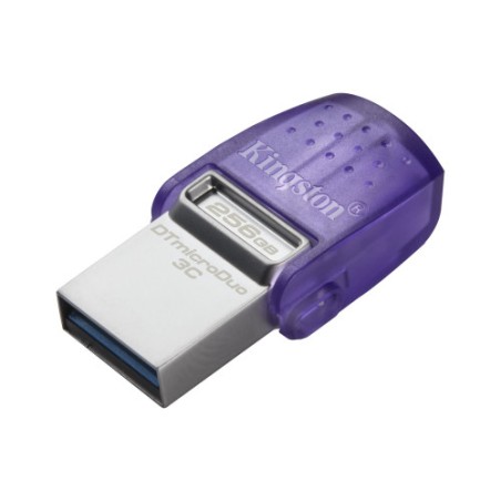 11010-Kingston Technology DataTraveler microDuo 3C unidad flash USB 256 GB USB Type-A / USB Type-C 3.2 Gen 1 (3.1 Gen 1)