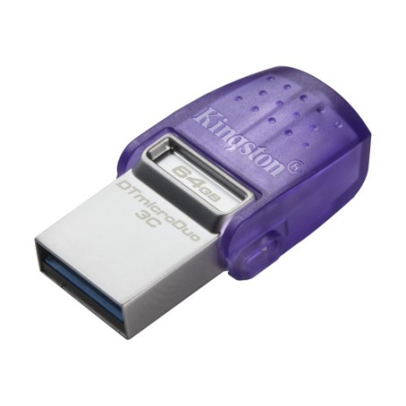 11012-Kingston Technology DataTraveler microDuo 3C unidad flash USB 64 GB USB Type-A / USB Type-C 3.2 Gen 1 (3.1 Gen 1)