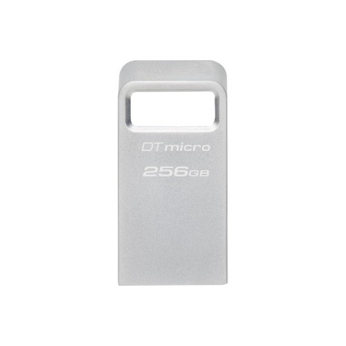 11015-Kingston Technology DataTraveler Micro unidad flash USB 256 GB USB tipo A 3.2 Gen 1 (3.1 Gen 1) Plata