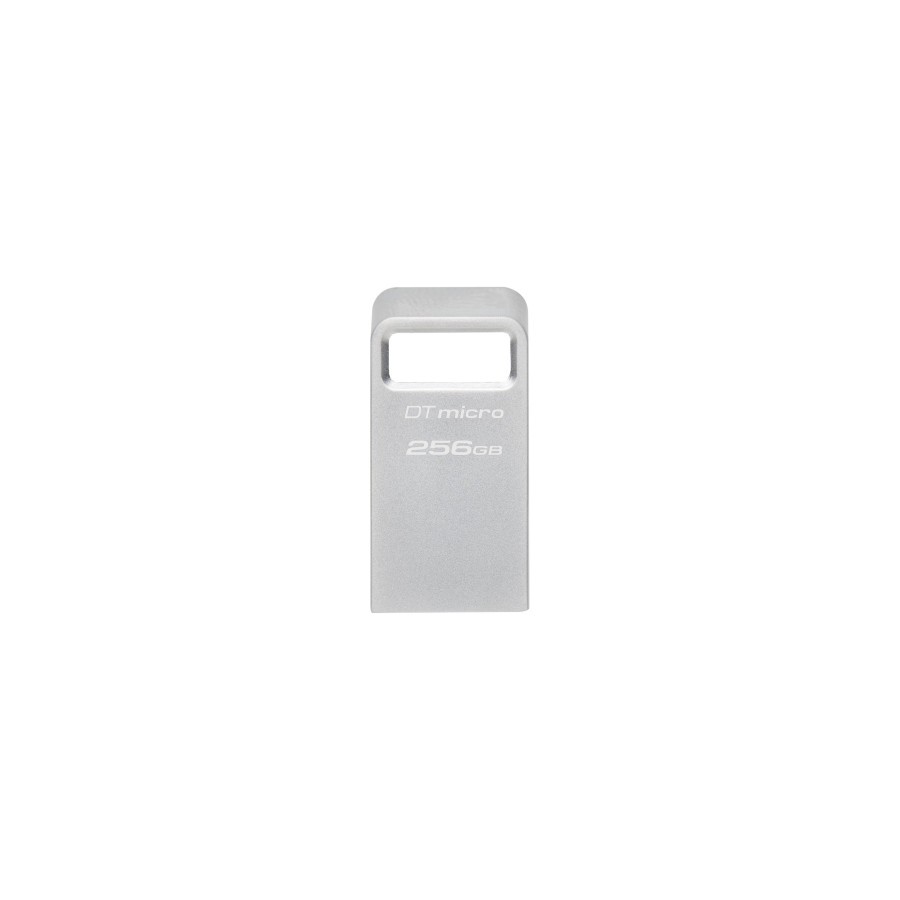 11015-Kingston Technology DataTraveler Micro unidad flash USB 256 GB USB tipo A 3.2 Gen 1 (3.1 Gen 1) Plata