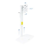 11029-TooQ DB1127TN-W soporte para monitor 68,6 cm (27") Independiente Blanco