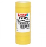 1104-TORRE 10 ROLLOS CINTA ADHESIVA STANDARD 15MM.X33M. TRANSPARENTE TESA 57387-00001-01