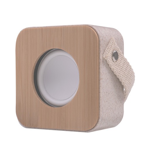 11087-Mars Gaming MS-ECO Altavoz Bluetooth 5.1 Ecologico Material Organico Wheat Straw y Bambu Tamano Compacto
