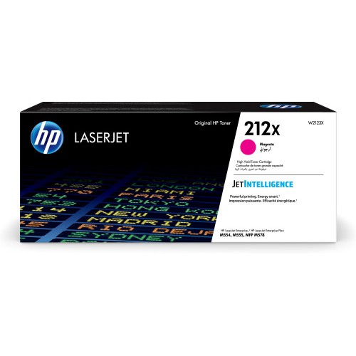 11103-HP Cartucho de toner Original LaserJet 212X magenta de alta capacidad