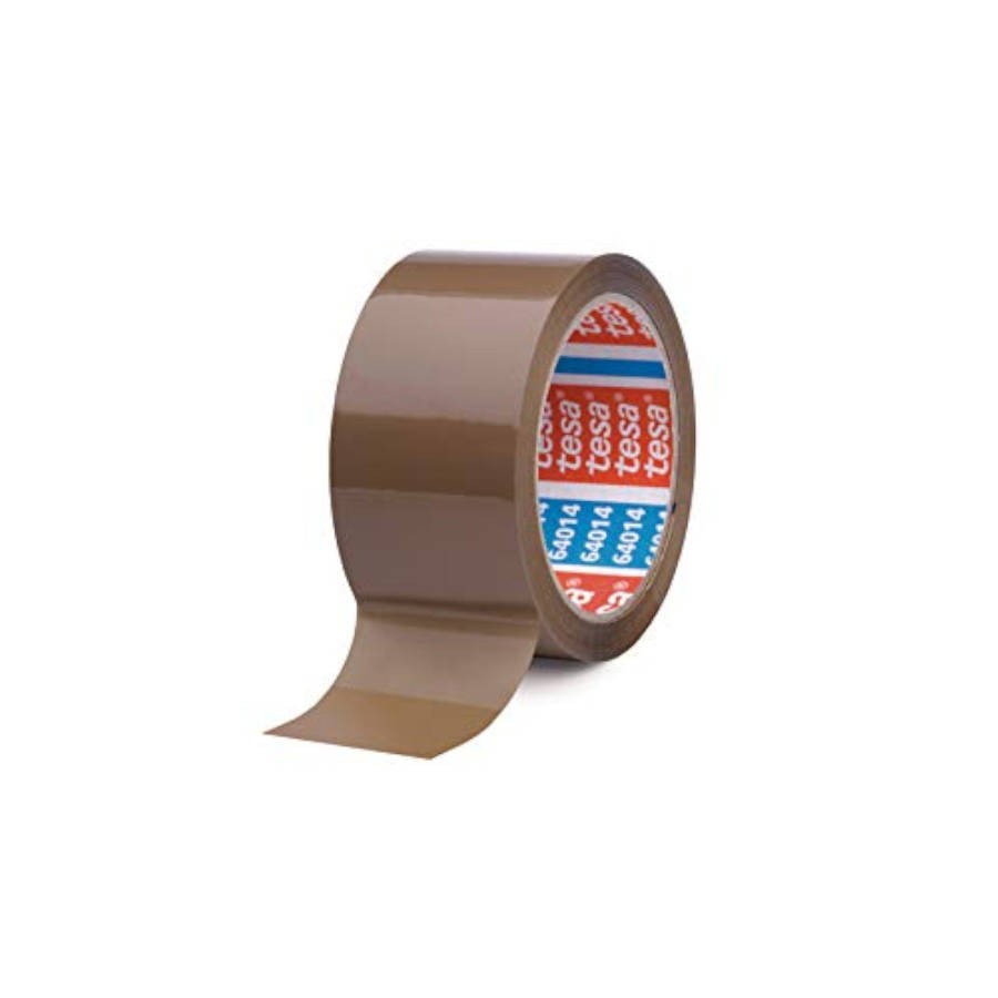 1111-CINTA DE EMBALAJE SILENCIOSA EN POLIPROPILENO 50MM.X66M. MARRON TESA 04024-00235-06