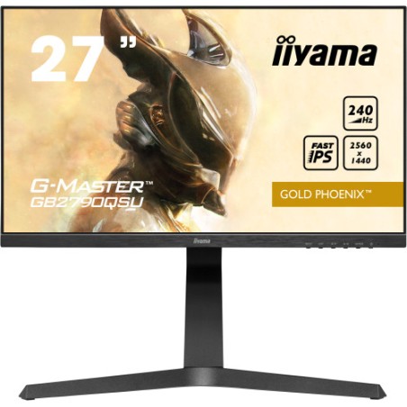 MONITOR IIYAMA 27" GAMING, WQHD, IPS, 2560 x 1440, 240Hz, 1MS, HDMI, DISPLAYPORT, ALT, REG ALT, PIVOTANTE