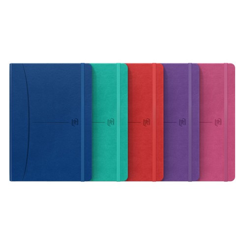 11170-CUADERNO SIGNATURE A5 TAPA EXTRADURA 80H RAYADO HORIZONTAL COLORES SURTIDOS VIVOS OXFORD 400163613