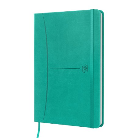 11178-CUADERNO SIGNATURE A5 TAPA EXTRADURA 104H RAYADO DOTS 5X5 COLOR ICE MINT OXFORD 400154948