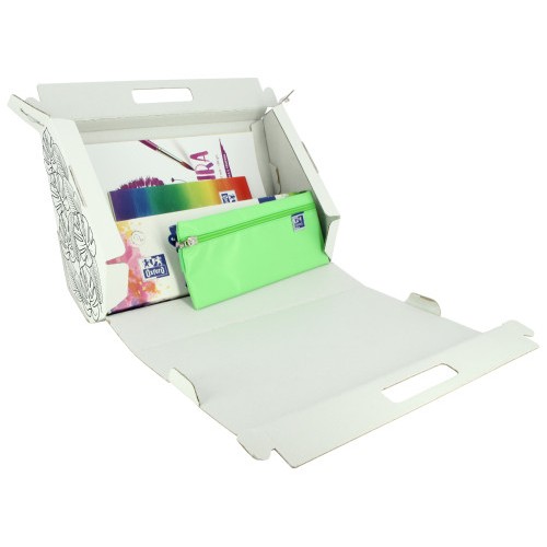 11180-KIT KIDS1 BLOCS DIBUJO+BLOC ACUARELA/TEMPERA+ESTUCHE KANGOO+TEMPERAS OXFORD 400169566