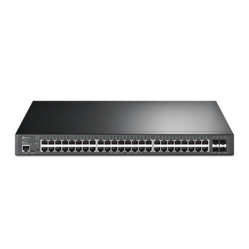 TP-Link TL-SG3452XP JetStream PoE Switch Gestionado L2+ Gigabit Ethernet (10/100/1000) Energia sobre Ethernet (PoE) 1U Negro