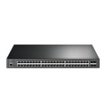 TP-Link TL-SG3452XP JetStream PoE Switch Gestionado L2+ Gigabit Ethernet (10/100/1000) Energia sobre Ethernet (PoE) 1U Negro
