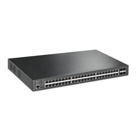 TP-Link TL-SG3452XP JetStream PoE Switch Gestionado L2+ Gigabit Ethernet (10/100/1000) Energia sobre Ethernet (PoE) 1U Negro