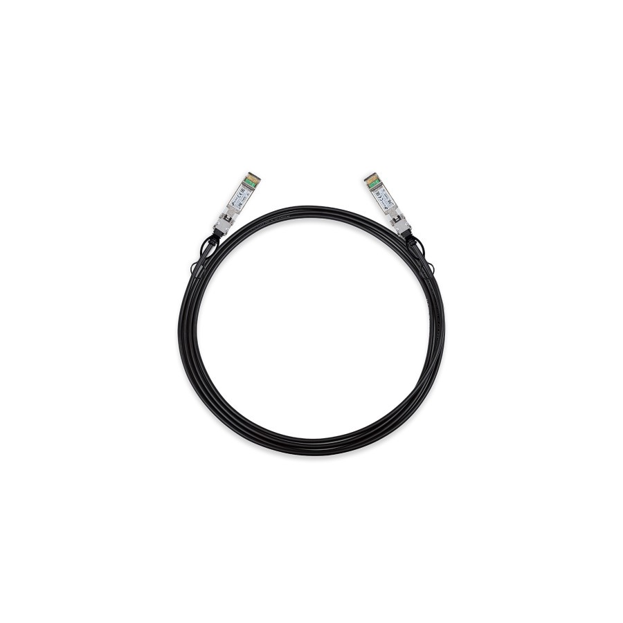 11212-TP-Link TL-SM5220-3M cable de fibra optica SFP+ DAC Negro