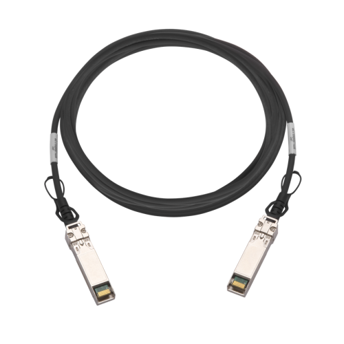 11262-QNAP CAB-DAC15M-Q28B4 cable de fibra optica 1,5 m QSFP28 Negro