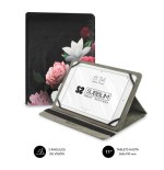 SUBBLIM Funda Tablet Universal TRENDY CASE ROSAS 11"