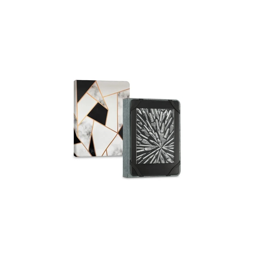 11285-SUBBLIM Funda Libro Electronico Clever Ebook Case 6" Marmol Negro