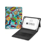 11349-SUBBLIM Funda con Teclado Keytab Pro BT Trendy Comic