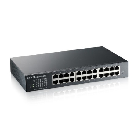 11357-ZYZEL ZYXEL GS1915-24E, 24-PORT GBE SMART HYBRID MODE SWITCH, STANDALONE O NEBULAFLEX CLOUD, RACKMOUNT AND DESKTOP