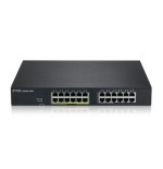 11360-ZYZEL ZYXEL GS1915-24EP, 24-PORT GBE, 12 PORT POE, 130 WATT 802.3AT, RACKMOUNT Y DESKTOP, SIN VENTILADOR, SMART HY