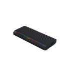 11374-TooQ Shinobi Caja externa para unidad de estado solido (SSD) Negro M.2