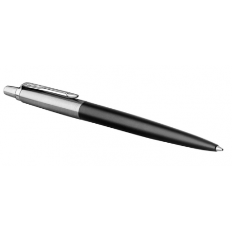 1141-BOLIGRAFO RETRACTIL JOTTER BOND STREET NEGRO CON RIBETE CROMADO PUNTO MEDIO TINTA AZUL PARKER 1953184