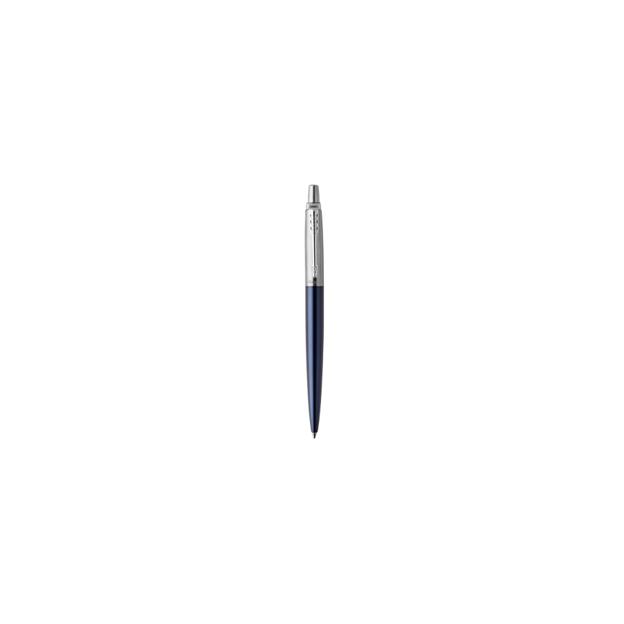 1142-BOLIGRAFO RETRACTIL JOTTER ROYAL AZUL CON BORDE CROMADO PUNTO MEDIO TINTA AZUL PARKER 1953186