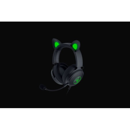 11433-Razer Kraken Kitty V2 Pro Auriculares Alambrico Diadema Juego USB tipo A Negro