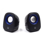 11460-Ewent EW3501 altavoz De 2 vias Negro Alambrico 5 W