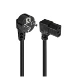 11467-Ewent EC1910 cable de transmision Negro 1,8 m C13 acoplador Enchufe tipo F