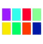 1155-CUADERNO ESPIRAL SERIE BASIC TAPA BLANDA 60 GRS. FOLIO (215X310MM.) 80 HOJAS CUADRICULA 4X4 CON MARGEN PACSA 16418