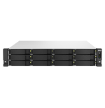 11633-QNAP TS-h1887XU-RP NAS Bastidor (2U) Ethernet Negro, Blanco E-2334