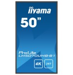 iiyama LH5070UHB-B1 pantalla de senalizacion Pantalla plana para senalizacion digital 125,7 cm (49.5") VA 700 cd / m2 4K Ultra H