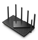 TP-Link Archer AXE75 router inalambrico Gigabit Ethernet Tribanda (2.4 GHz / 5 GHz / 6 GHz) Negro