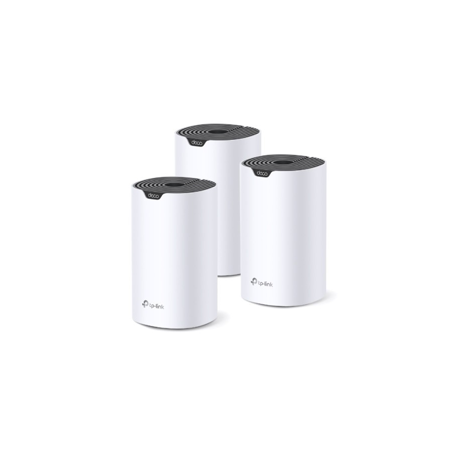 TP-Link Deco S7 (3-pack) Doble banda (2,4 GHz / 5 GHz) Wi-Fi 5 (802.11ac) Blanco, Negro Interno