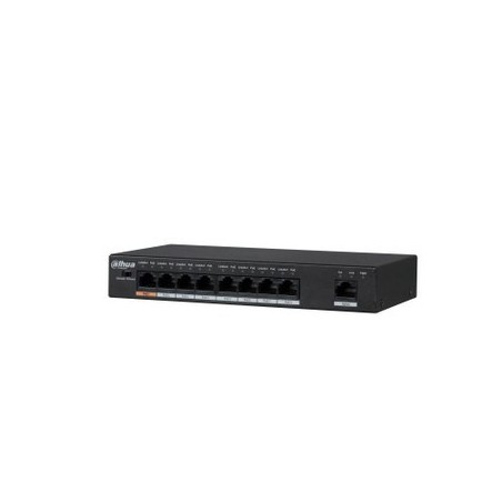 11694-(DH-PFS3009-8ET1GT-96-V2) DAHUA SWITCH HI-POE 2.0 8 PUERTOS + 1 UPLINK RJ45