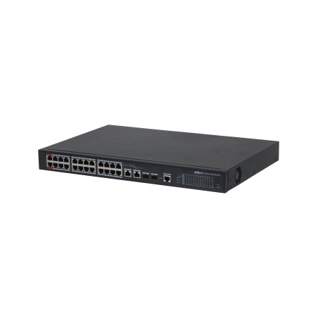 11710-(DH-PFS4226-24ET-360-V3) DAHUA SWITCH L2 HI-POE 2.0 GESTIONABLE 24 PUERTOS 10/100 + 2 UPLINK COMBO GIGABIT/SFP