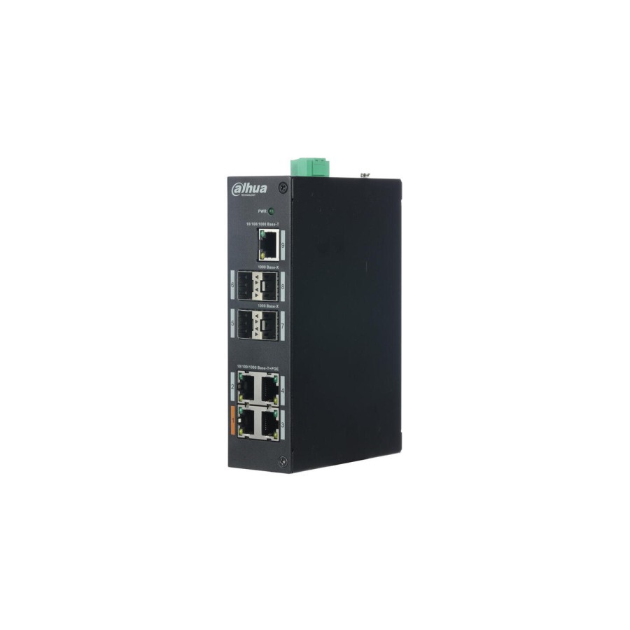 11711-(DH-PFS3409-4GT-V2) DAHUA SWITCH INDUSTRIAL L2 4 PUERTOS +1 UPLINK GIGABIT + 4 SFP