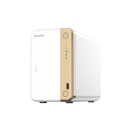 QNAP TS-262 NAS Torre Ethernet Oro, Blanco N4505