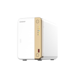 QNAP TS-262 NAS Torre Ethernet Oro, Blanco N4505