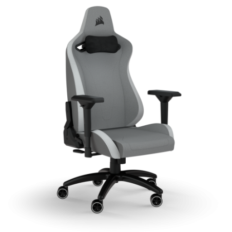 SILLA CORSAIR GAMING TC200 FABRIC GRIS/BLANCA CF-9010048-WW