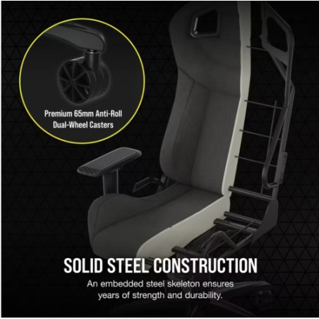 SILLA CORSAIR GAMING T3 RUSH (2023) CARBON CF-9010057-WW