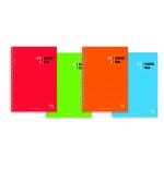 1180-CUADERNO ESPIRAL SERIE SUPERBLOCK EXTRA TAPA DURA 90 GRS. A-5 (148X210MM.) MICROPERFORADO 120 HOJAS CUADRICULA 5X5