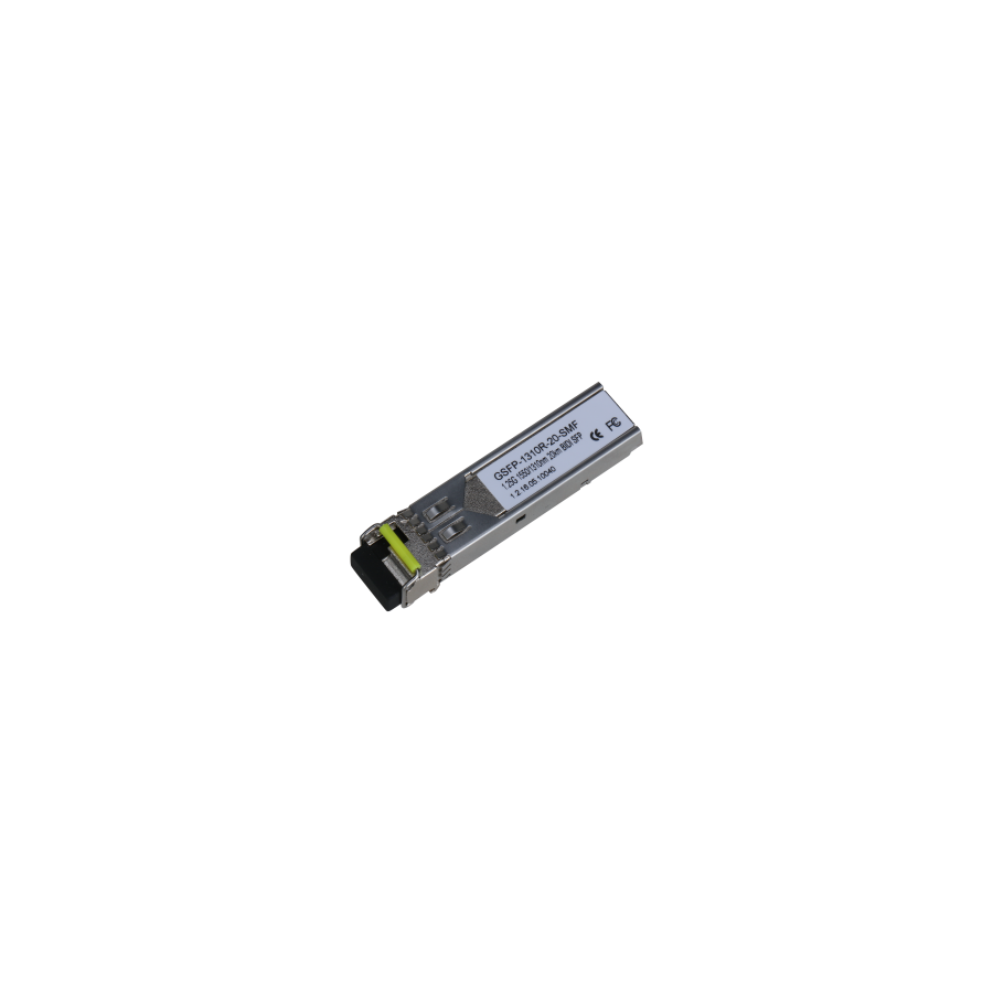 11811-(GSFP-1310R-20-SMF) DAHUA MODULO OPTICO GIGABIT TRANSCEPTOR DE FIBRA SFP MONOMODO SM LC 1GBPS ENVIO 1550NM RECEPCI