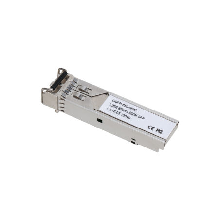 11813-(GSFP-850-MMF) DAHUA MODULO OPTICO GIGABIT TRANSCEPTOR DE FIBRA SFP MULTIMODO PUERTO LC ENVIO 850NM RECEPCION 850N